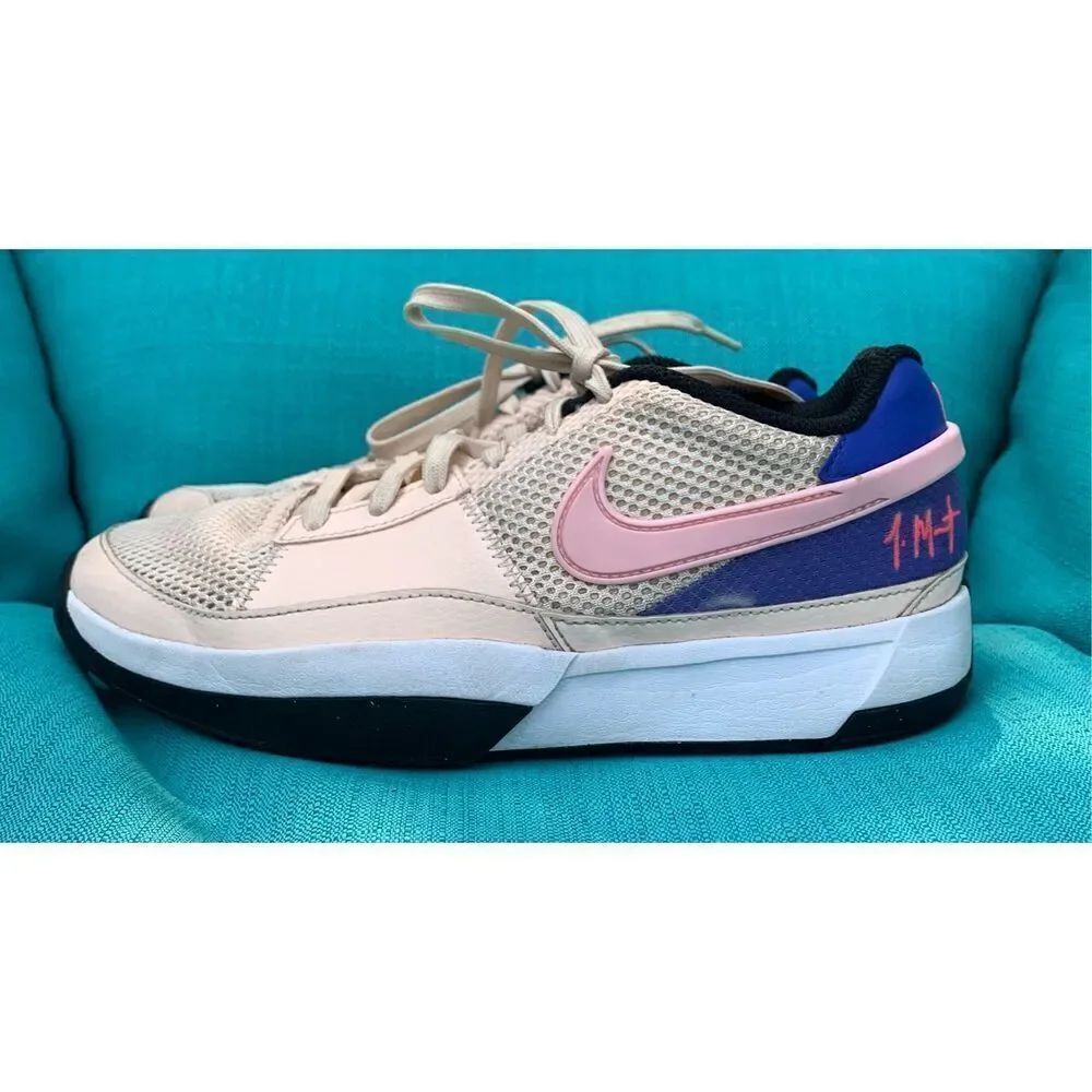 NIKE JA 1 BASKETBALL GYM SHOES SNEAKERS GUAVA ICE PINK youth BIG KIDS 6 women’s